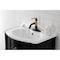 Kingston Brass KSD2827KL Single-Handle Bathroom Faucet with Push Pop-Up, Matte Black/Rose Gold KSD2827KL - alternate 3